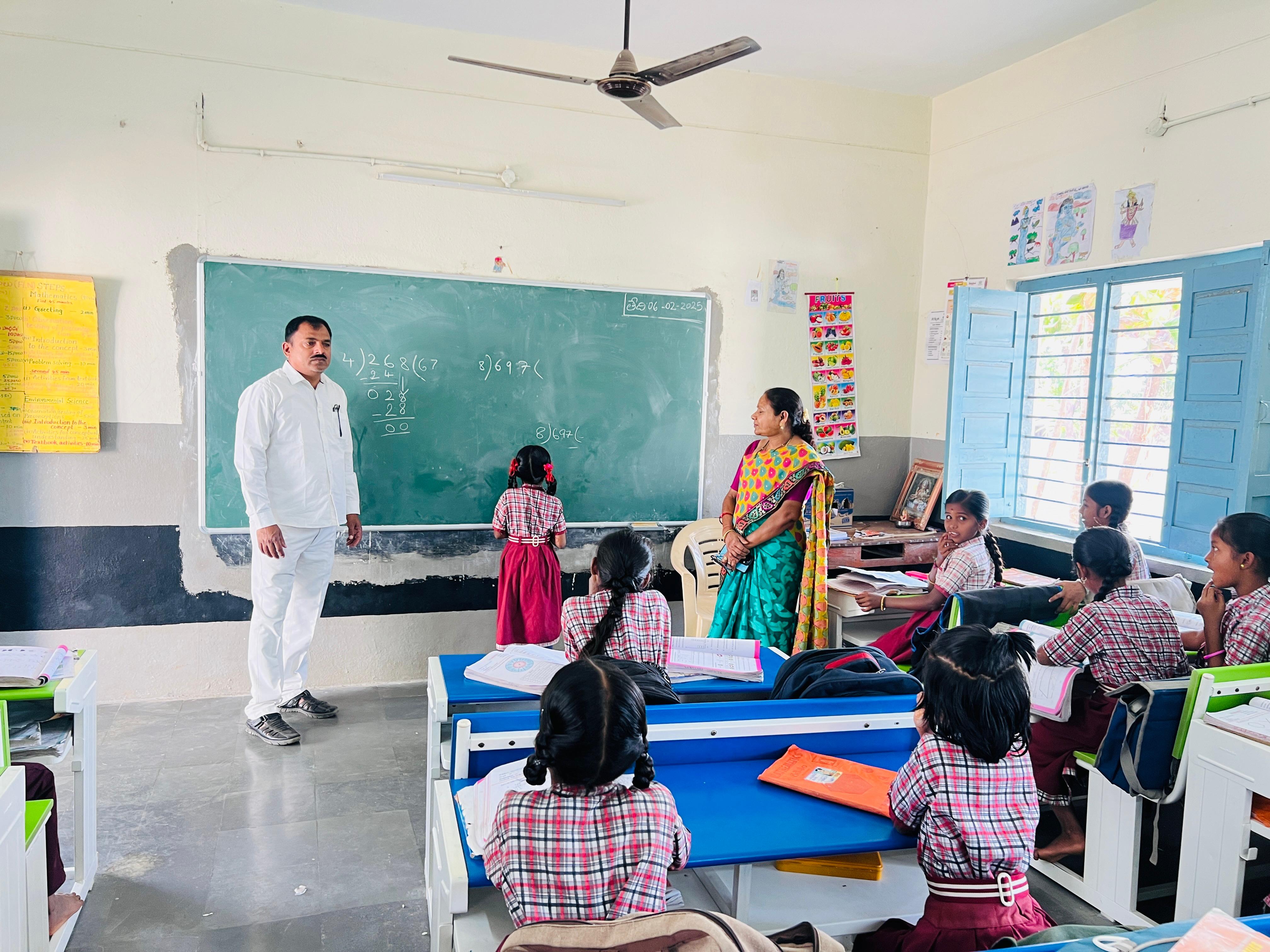Headmaster Visiting Classes